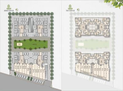 Image of 1530 Sq.ft 3 BHK Apartment / Flat for sale in Shivanta, Sola, Ahmedabad for Rs. 9800000