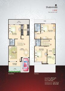 Image of 1700 Sq.ft 3 BHK Duplex for sale in Shikhar Balaji Enclave, Talawali Chanda, Indore for Rs. 9000000