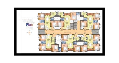 Image of 826 Sq.ft 2 BHK Builder Floor for sale in Confident Orion, Ollur, Thrissur for Rs. 4400000