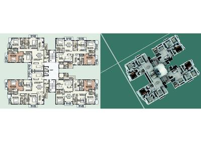 Image of 1800 Sq.ft 4 BHK Apartment / Flat for sale in Merlin JayShree Vihar, Devendra Nagar, Raipur for Rs. 13300000