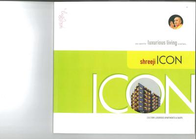 Image of 1100 Sq.ft 2 BHK Apartment / Flat for sale in Shivam Shreeji Icon, Kudasan, Gandhinagar for Rs. 5900000