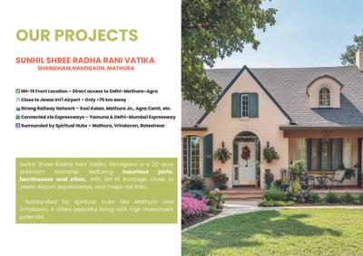 Image of 200 Sq.ft Residential Plot / Land for sale in Sunhil Shri Radha Rani Vatika, Nandgaon Rural, Mathura for Rs. 2000002