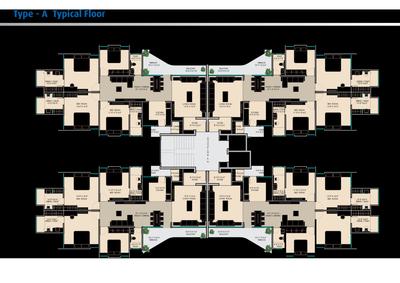 Image of 1600 Sq.ft 3 BHK Apartment / Flat for sale in Pawan Vicenza Highbreeze, Kalali, Vadodara for Rs. 7500000