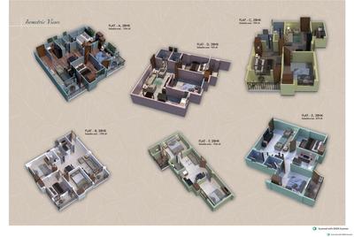 Image of 1062 Sq.ft 3 BHK Apartment / Flat for sale in Narasimha Abasan, Madhyamgram, Kolkata for Rs. 5577600