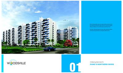 Image of 1185 Sq.ft 2 BHK Apartment / Flat for sale in Pharande Woodsville, Moshi, Pune for Rs. 5263000