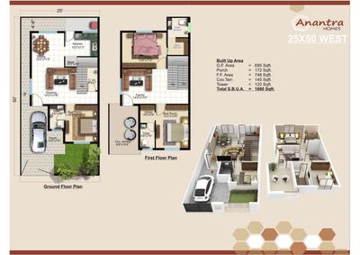 Image of 1600 Sq.ft 3 BHK Independent House for sale in Tiwari Anantra Homes Phase 2 by Tiwari Builders, Matiyari, Lucknow for Rs. 7500000