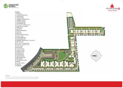 Image of 670 Sq.ft 2 BHK Apartment / Flat for sale in Signature Global The Millennia 2, Sector 37C, Gurgaon for Rs. 6950000