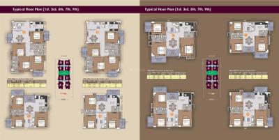 Image of 1485 Sq.ft 4 BHK Apartment / Flat for sale in P R Height, Dhirenpara, Guwahati for Rs. 9063000