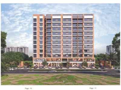 Image of 1350 Sq.ft 2 BHK Apartment / Flat for sale in Jeel Highland Sky, Nana Chiloda, Ahmedabad for Rs. 5100000