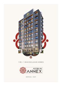 Image of 447 Sq.ft 1.5 BHK Apartment / Flat for sale in Astrum Annex, Borivali East, Mumbai for Rs. 13000000