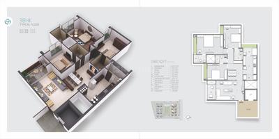 Image of 2460 Sq.ft 4 BHK Apartment / Flat for sale in Orchid Heights, Shela, Ahmedabad for Rs. 14700000