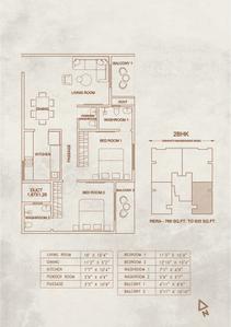 Image of 970 Sq.ft 2 BHK Apartment / Flat for sale in Suparshva Terraces Forjett Hill, Malabar Hill, Mumbai for Rs. 50400000