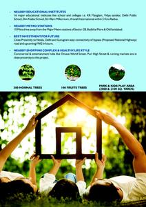 Image of 128 Sq.ft Residential Plot / Land for sale in Soha Neal City, Sector 98, Faridabad for Rs. 14200000