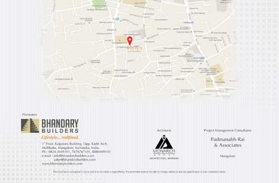 Image of 1415 Sq.ft 3 BHK Apartment / Flat for sale in Bhandary Vijaya Enclave, Kodailbail, Mangalore for Rs. 12500000
