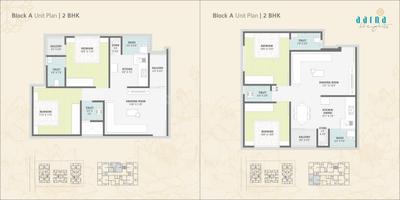 Image of 712 Sq.ft 3 BHK Apartment / Flat for sale in Jay Bhavani Aarna Heights, Nikol, Ahmedabad for Rs. 6950000