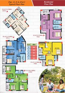 Image of 1120 Sq.ft 3 BHK Apartment / Flat for sale in Siddhi Vinayak Residency, Shyampur, Durgapur for Rs. 2912000