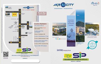 Image of 1500 Sq.ft Residential Plot / Land for sale in Swathi AKR AI City, Anandapuram, Visakhapatnam for Rs. 3674000