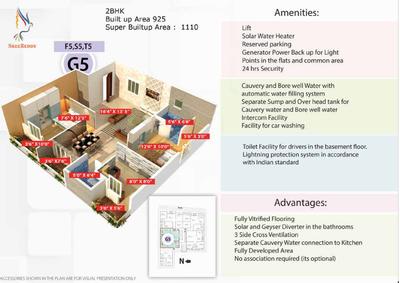 Image of 1450 Sq.ft 3 BHK Apartment / Flat for sale in Sree Reddy Renuga, Dodda Banaswadi, Bengaluru for Rs. 7500009
