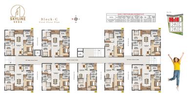 Image of 1372 Sq.ft 3 BHK Apartment / Flat for sale in Skyline Veda, Adibatla, Hyderabad for Rs. 4800000