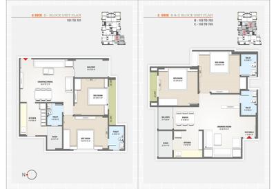 Image of 1719 Sq.ft 3 BHK Apartment / Flat for sale in Shree Ugati Residency, Ghatlodiya, Ahmedabad for Rs. 8000000