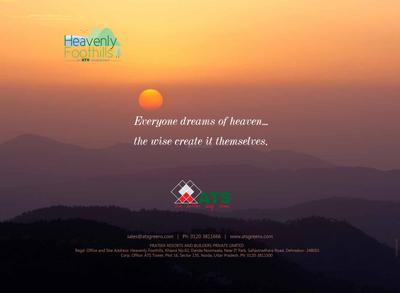 Image of 1620 Sq.ft Residential Plot / Land for sale in ATS Heavenly Foothills, Sahastradhara Road, Dehradun for Rs. 29500000