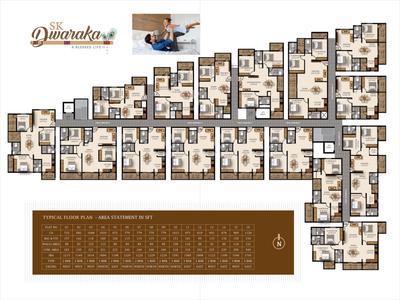 Image of 1400 Sq.ft 3 BHK Apartment / Flat for sale in S K Dwaraka, Horamavu, Bengaluru for Rs. 12850000