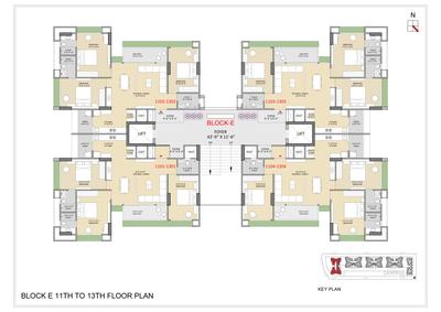 Image of 2475 Sq.ft 3 BHK Apartment / Flat for sale in Laxmi Azzaro, Gota, Ahmedabad for Rs. 12925000