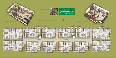 Image of 1144 Sq.ft 2 BHK Apartment / Flat for sale in Tetra Grand Green Aspire, Sampigehalli, Bengaluru for Rs. 7700000