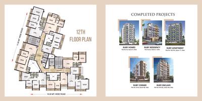 Image of 1150 Sq.ft 2 BHK Apartment / Flat for sale in S K Residency, Ulwe, Navi Mumbai for Rs. 10000002