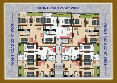 Image of 1300 Sq.ft 3 BHK Apartment / Flat for sale in Royal Krishna Elite, Noida Extension, Greater Noida for Rs. 5485000