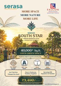 Image of 1000 Sq.ft Residential Plot / Land for sale in Falcon Serasa South Star, Padappai, Chennai for Rs. 3700000
