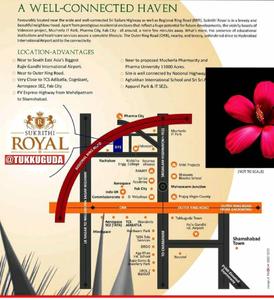 Image of 1800 Sq.ft Residential Plot / Land for sale in Subhagruha Sukrithi Royal, Tukkuguda, Hyderabad for Rs. 4800000