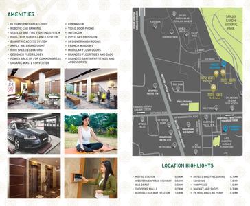 Image of 618 Sq.ft 2 BHK Apartment / Flat for sale in Monte Verita East Tower Phase 3, Borivali East, Mumbai for Rs. 13000000