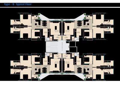 Image of 1600 Sq.ft 3 BHK Apartment / Flat for sale in Pawan Vicenza Highbreeze, Kalali, Vadodara for Rs. 7500000