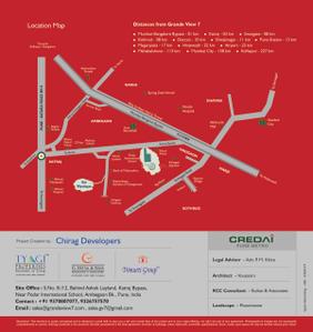 Image of 1360 Sq.ft 3 BHK Apartment / Flat for sale in Chirag Grande View 7, Ambegaon Budruk, Pune for Rs. 12700000