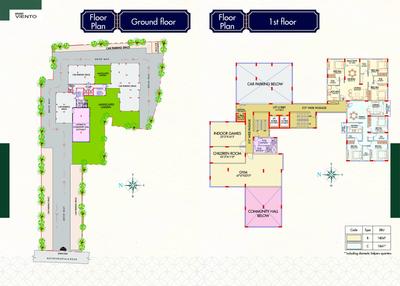 Image of 500 Sq.ft 1 BHK Apartment / Flat for sale in Arihant Viento, Tangra, Kolkata for Rs. 5500000