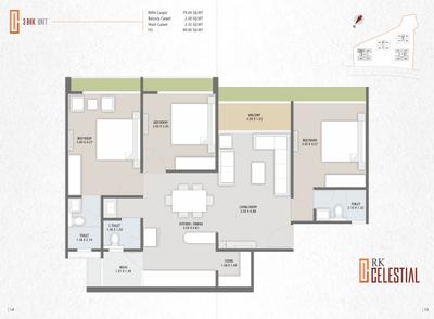 Image of 13993 Sq.ft 3 BHK Independent House for sale in Shree RK Celestial, Zadeshwar, Bharuch for Rs. 7000000
