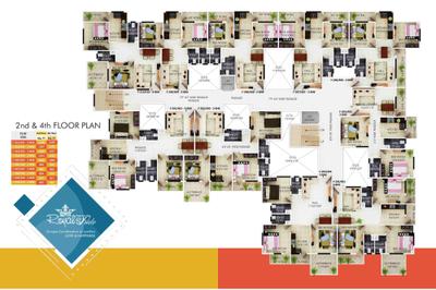 Image of 950 Sq.ft 2 BHK Apartment / Flat for sale in Ismail Royal Pride, Shambhu Nagar, Nagpur for Rs. 4400000