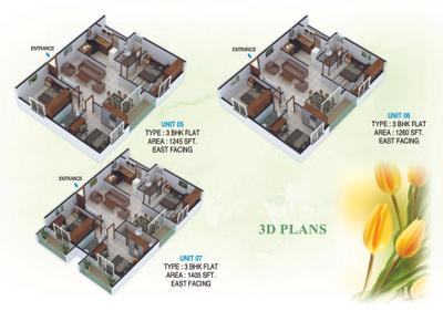 Image of 1140 Sq.ft 2 BHK Apartment / Flat for sale in Sai Gnanajyothi, Gottigere, Bengaluru for Rs. 8337500