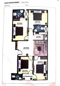Image of 1600 Sq.ft 4 BHK Apartment / Flat for sale in Shreelabh Sidh Apartment, Sector 73, Noida for Rs. 7500000