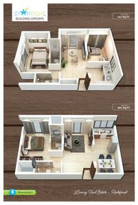 Image of 550 Sq.ft 2 BHK Apartment / Flat for sale in Abhyudaya Star Right Heights, Vikhroli East, Mumbai for Rs. 9000000