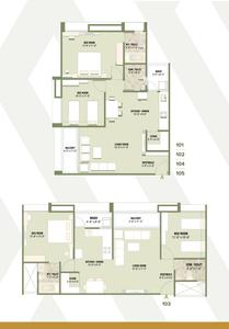Image of 1485 Sq.ft 2 BHK Apartment / Flat for sale in Parishram The Vivanta, Sola, Ahmedabad for Rs. 10500000
