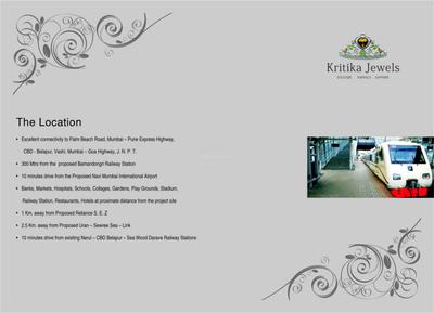 Image of 1175 Sq.ft 2 BHK Apartment / Flat for sale in Bombay Kritika Jewels, Ulwe, Navi Mumbai for Rs. 9800000