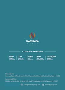 Image of 1495 Sq.ft 3 BHK Apartment / Flat for sale in Namrata Manifesta, Punawale, Pune for Rs. 10500000