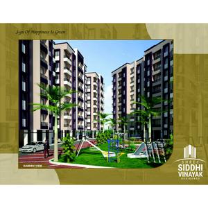 Image of 700 Sq.ft 1 BHK Apartment / Flat for sale in Shree Siddhivinayak Residency B to E Building, Chala, Vapi for Rs. 1700000