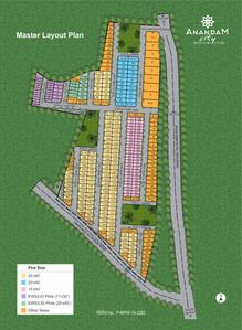 Image of 800 Sq.ft Residential Plot / Land for sale in Anandam City, Rau, Indore for Rs. 2880000