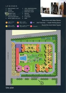 Image of 1195 Sq.ft 3 BHK Apartment / Flat for sale in Newtech La Galaxia, Surajpur, Greater Noida for Rs. 7500000