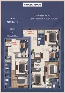 Image of 1280 Sq.ft 2.5 BHK Apartment / Flat for sale in Sorrel Shri Suresham, Noida Extension, Greater Noida for Rs. 4992000