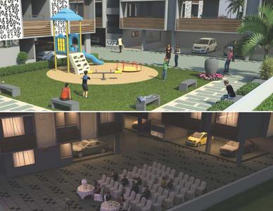 Image of 1170 Sq.ft 2 BHK Apartment / Flat for sale in Shivam Grace, Ghatlodiya, Ahmedabad for Rs. 7500000