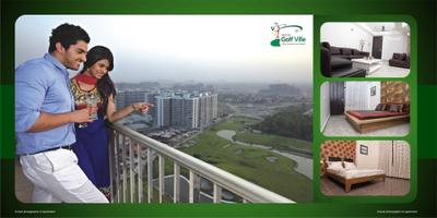 Image of 1350 Sq.ft 2 BHK Apartment / Flat for sale in Arocon Golf Ville, Crossings Republik, Ghaziabad for Rs. 9600000
